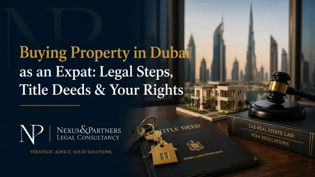 Buying Property in Dubai as an Expat: Legal Steps, Title Deeds & Your Rights